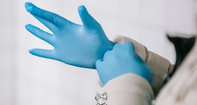 Cómo ponerse adecuadamente los guantes largos de látex