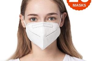 Máscara con filtro de 5 capas 95% de eficiencia Protección facial a prueba de polvo y líquidos