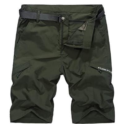Pantalones cortos tipo cargo de secado rápido Kolongvangie